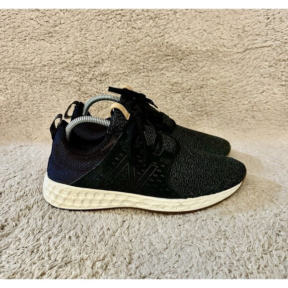 New Balance Fresh Foam Cruz V1 Black Shoes Sneakers MCRZRRB Men's Size 8 D - Picture 1 of 9